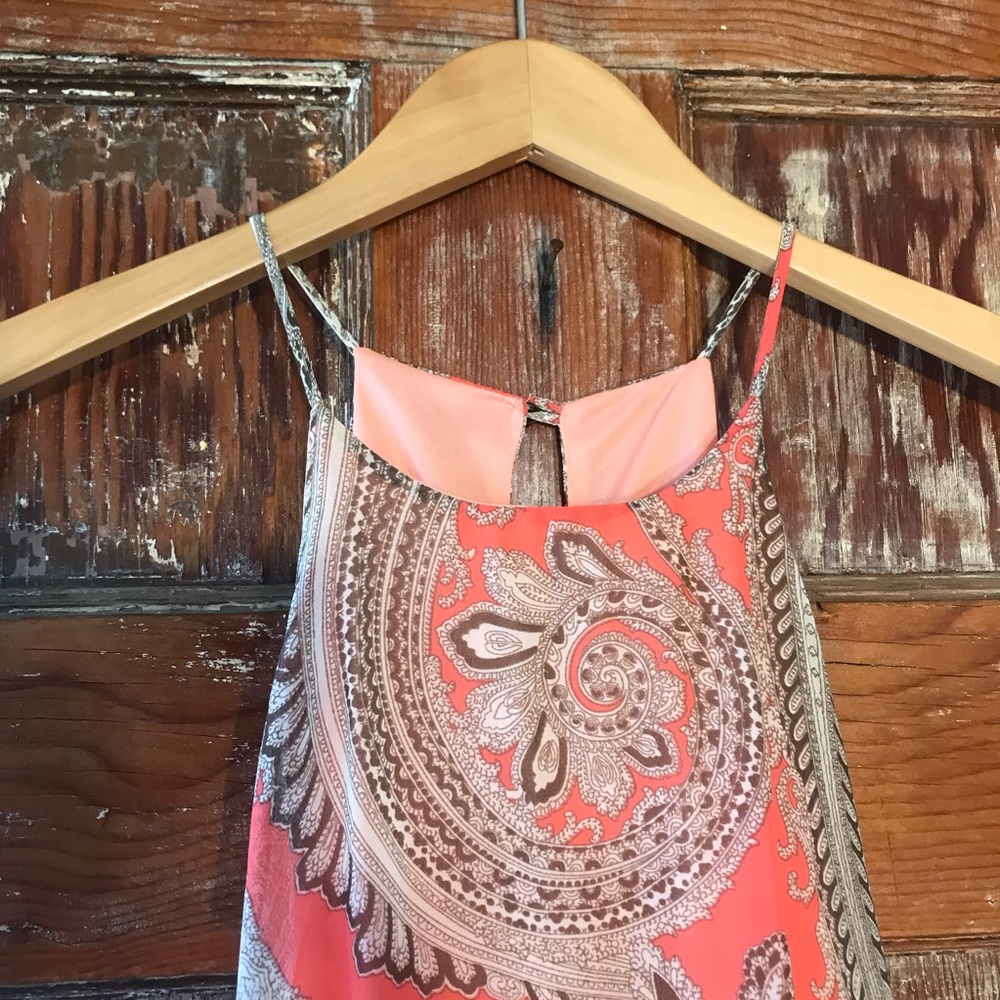 💓Pink paisley Everly summer dress